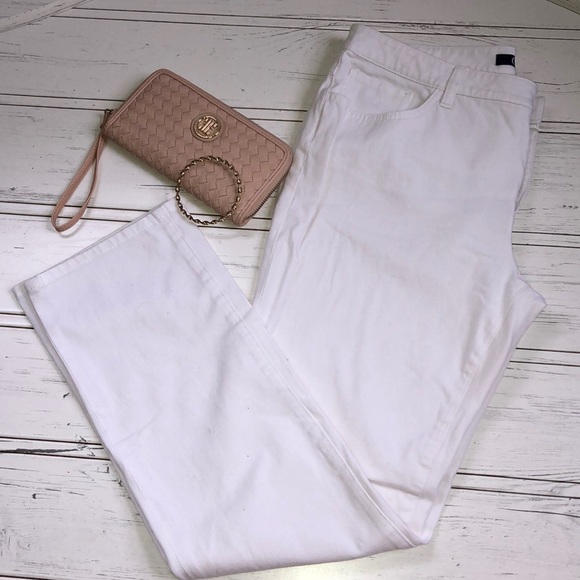 Chaps White Boot Cut Pants - Picture 1 of 3
